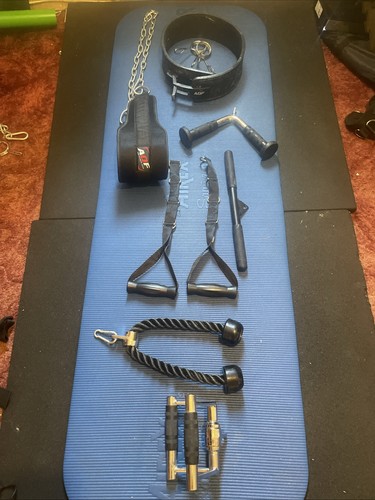 Cable machine attachment set - cable,