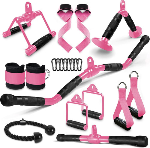 Cable machine attachment set - machine,
