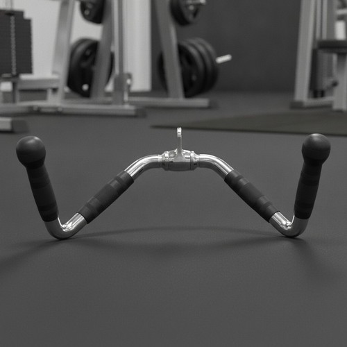 Black alloy steel lat - black, pulldown