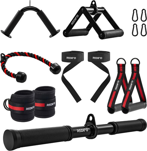 Cable machine attachment - attachment, set