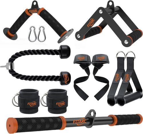 Cable machine attachment set - cable,