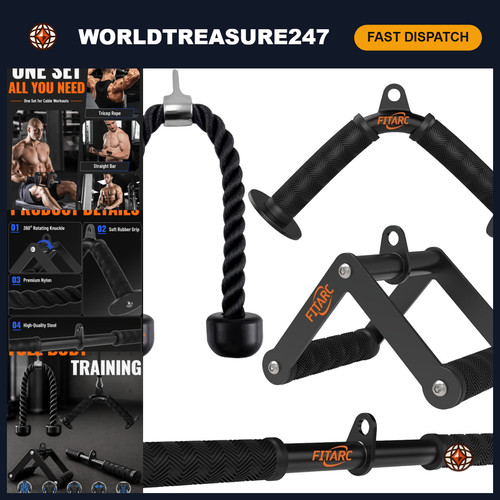 Cable machine attachment - cable, set