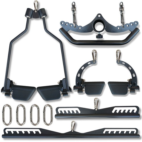 5pcs set black adjustable - adjustable, lat