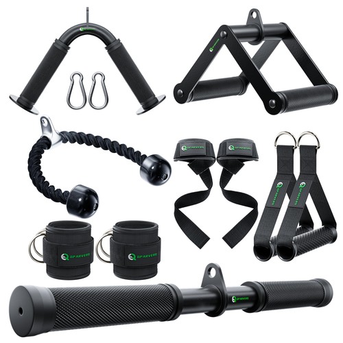 Cable machine attachment set - cable,